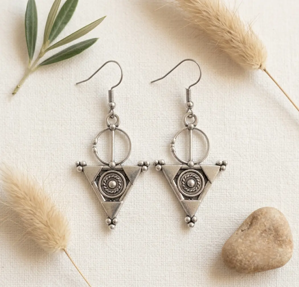 Boucles d'Oreilles Fibule